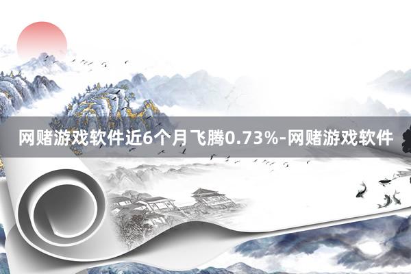 网赌游戏软件近6个月飞腾0.73%-网赌游戏软件